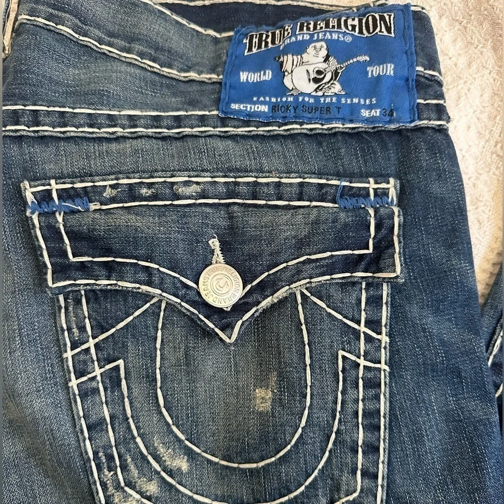 Rare True Religion BlueLabel Ricky SuperT in 